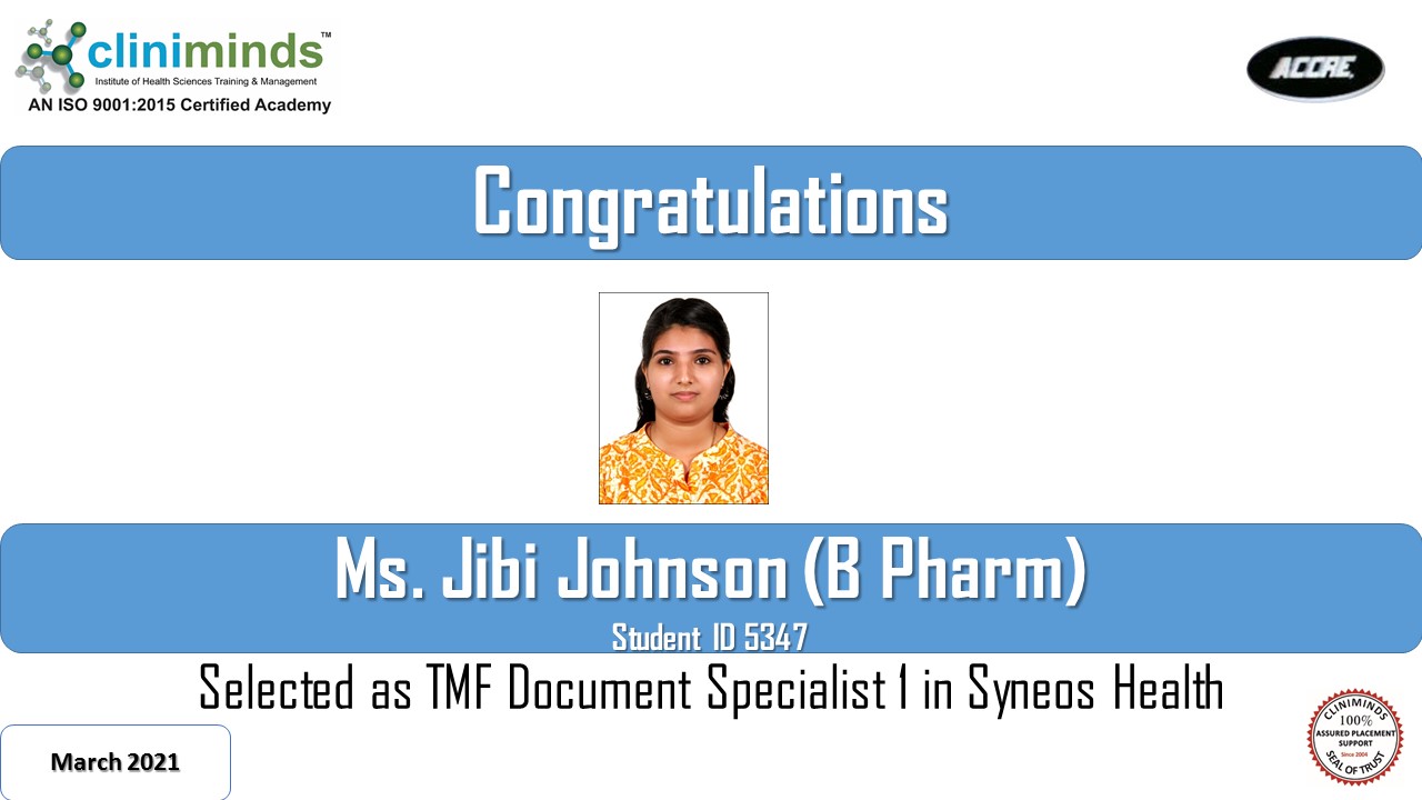 Cliniminds Drug Regulatory Affairs Placements